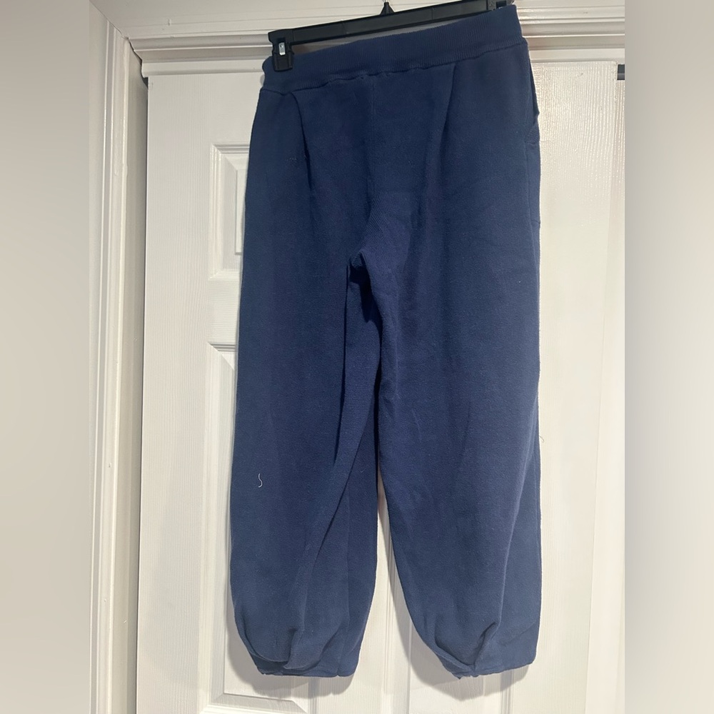 entro Navy Blue Fleece Jogger Pants